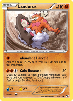 Pokemon Legendary Treasures Landorus - 85