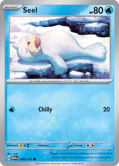 Pokemon 151 Seel - 86