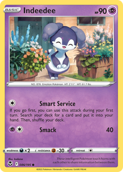 Pokemon Silver Tempest Indeedee - 86