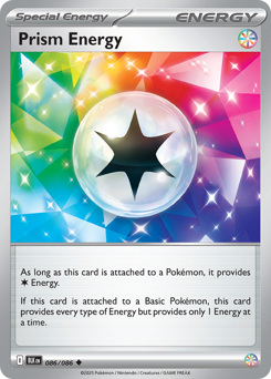 Pokemon Black Bolt Prism Energy - 86