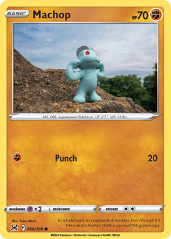 Pokemon Lost Origin Machop - 86