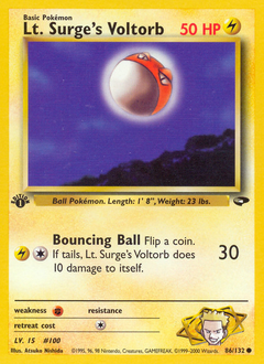 Pokemon Gym Challenge Lt. Surge's Voltorb - 86