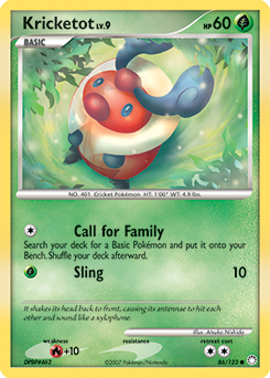 Pokemon Mysterious Treasures Kricketot - 86