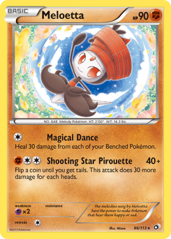 Pokemon Legendary Treasures Meloetta - 86