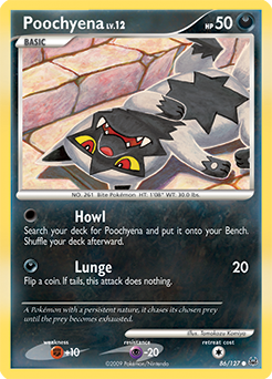 Pokemon Platinum Poochyena - 86