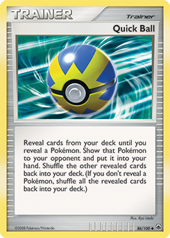 Pokemon Majestic Dawn Quick Ball - 86
