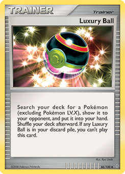 Pokemon Stormfront Luxury Ball - 86
