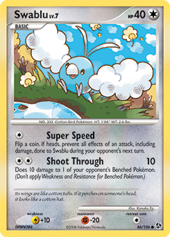 Pokemon Great Encounters Swablu - 86