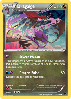 Pokemon BREAKpoint Dragalge - 86