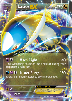 Pokemon Plasma Freeze Latios-EX - 86