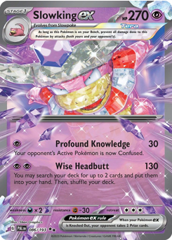 Pokemon Paldea Evolved Slowking ex - 86