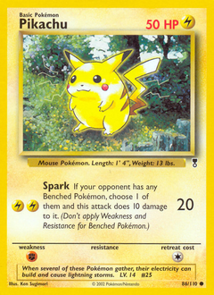 Pokemon Legendary Collection Pikachu - 86
