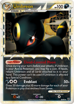 Pokemon HS—Undaunted Umbreon - 86