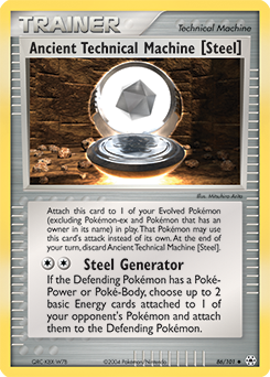 Pokemon Hidden Legends Ancient Technical Machine [Steel] - 86