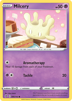 Pokemon Rebel Clash Milcery - 86