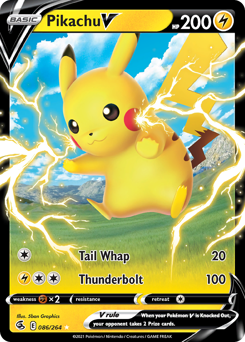 Pokemon Fusion Strike Pikachu V - 86