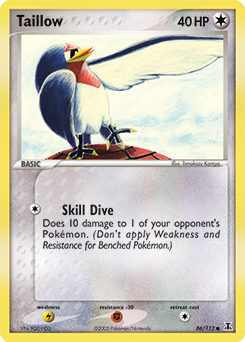 Pokemon Delta Species Taillow - 86