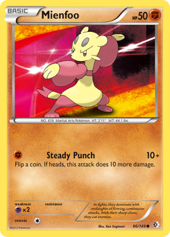 Pokemon Boundaries Crossed Mienfoo - 86