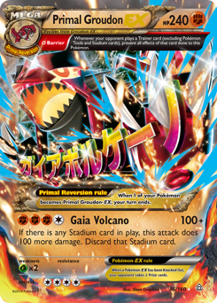Pokemon Primal Clash Primal Groudon-EX - 86