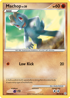 Pokemon Diamond & Pearl Machop - 86