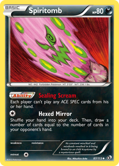 Pokemon Legendary Treasures Spiritomb - 87