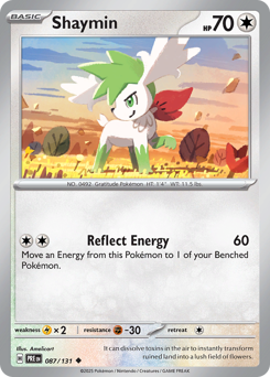 Pokemon Prismatic Evolutions Shaymin - 87