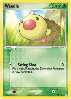Pokemon Delta Species Weedle - 87