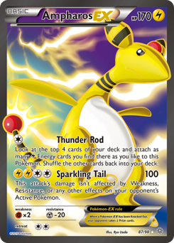 Pokemon Ancient Origins Ampharos-EX - 87