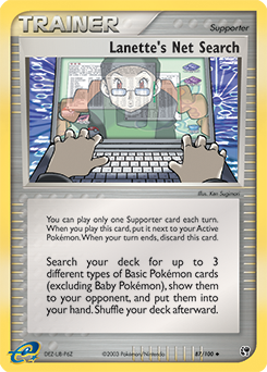 Pokemon Sandstorm Lanette's Net Search - 87
