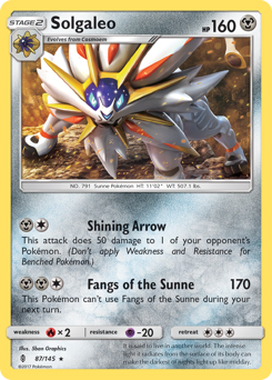 Pokemon Guardians Rising Solgaleo - 87