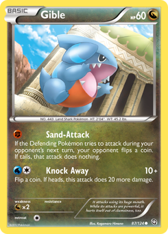 Pokemon Dragons Exalted Gible - 87