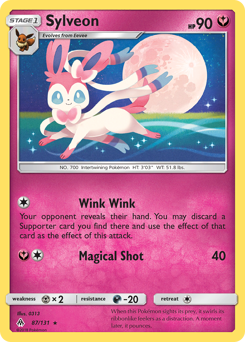 Pokemon Forbidden Light Sylveon - 87