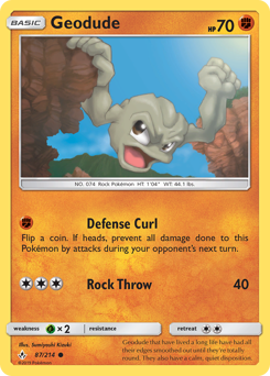 Pokemon Unbroken Bonds Geodude - 87