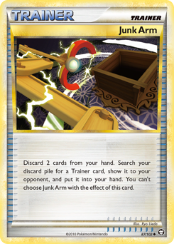Pokemon HS—Triumphant Junk Arm - 87