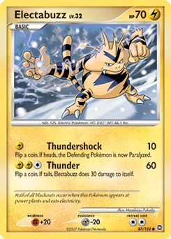 Pokemon Secret Wonders Electabuzz - 87