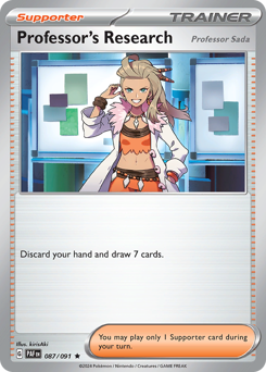 Pokemon Paldean Fates Professor's Research - 87
