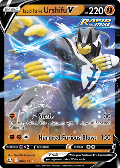 Pokemon Battle Styles Rapid Strike Urshifu V - 87