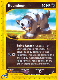 Pokemon Aquapolis Houndour - 87