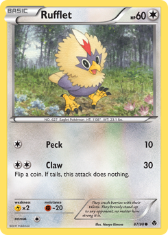 Pokemon Emerging Powers Rufflet - 87