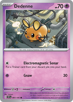 Pokemon Surging Sparks Dedenne - 87