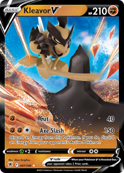 Pokemon Astral Radiance Kleavor V - 87