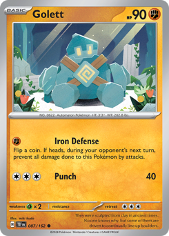 Pokemon Temporal Forces Golett - 87
