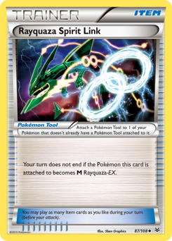 Pokemon Roaring Skies Rayquaza Spirit Link - 87