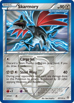 Pokemon Plasma Storm Skarmory - 87