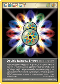 Pokemon Emerald Double Rainbow Energy - 87