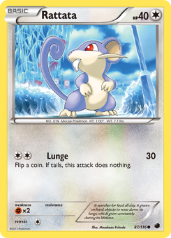 Pokemon Plasma Freeze Rattata - 87