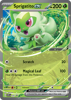 Pokemon Scarlet & Violet Black Star Promos Sprigatito ex - 87