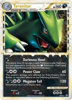 Pokemon HS—Unleashed Tyranitar - 88