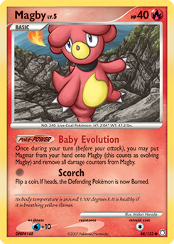 Pokemon Mysterious Treasures Magby - 88