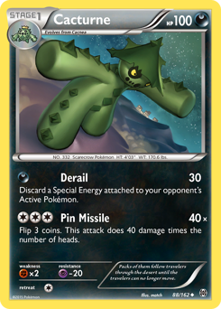 Pokemon BREAKthrough Cacturne - 88